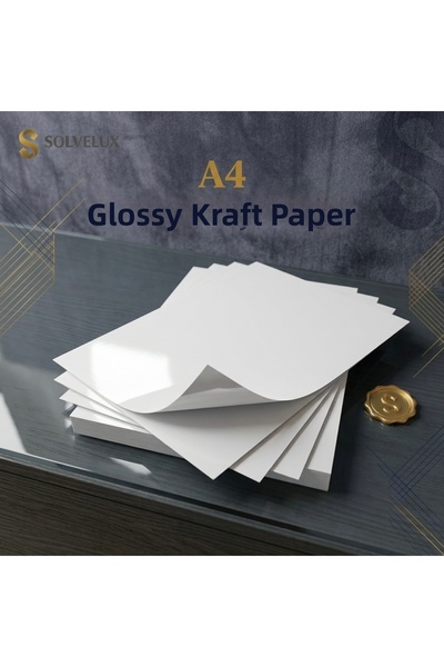 SOLVELUX Glossy Art Paper 250 Gr A4 100 Pieces