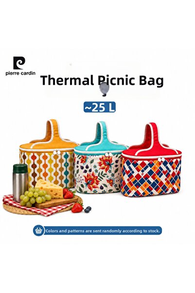 Pierre Cardin Isothermal Picnic Bag 25 L Thermal Bag Camping Beach