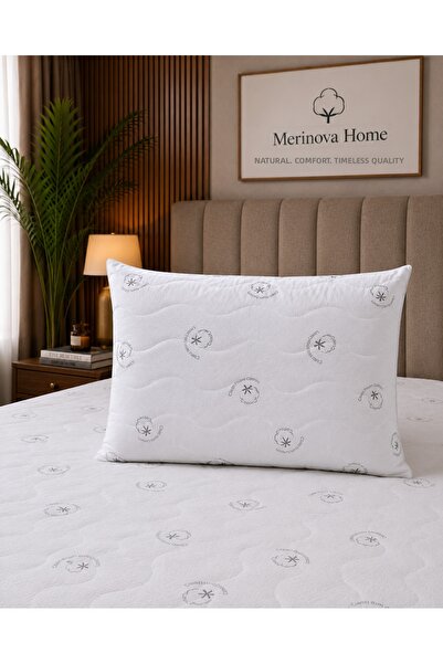 Merinova Home Merinova Bulut Konfor Καπιτονέ Βαμβακερό Μαξιλάρι 50x70 εκ. – Μ...