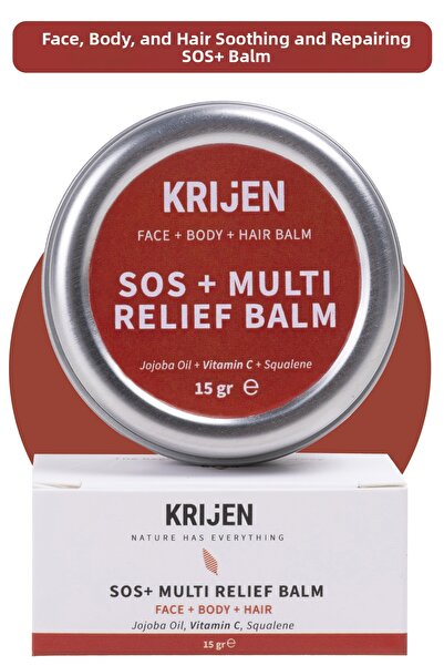 Krijen 100% Natural Soothing Agent |   Sos+ Multi-Purpose Care Balm 15 Gr |  ...