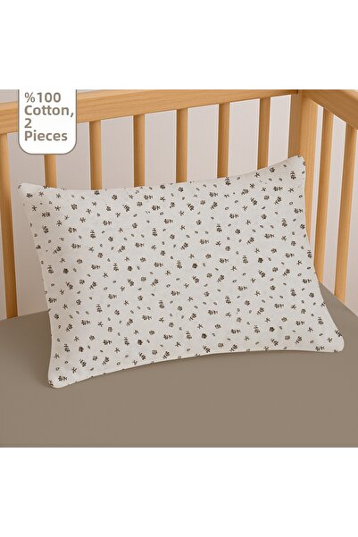 liefhome 100% Cotton Baby Pillow Case 35X45 (2 Pieces)