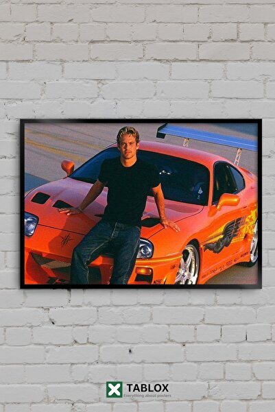 TABLOX Paul Walker Supra Fast & Furious Movie Frame View Decorativă Masă deco...