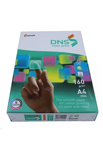 DNS Έγχρωμο χαρτί αντιγραφής Α4 160 γραμμάρια (250 τεμάχια)