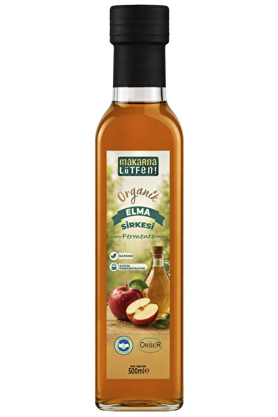 Makarna Lütfen Organik Elma Sirkesi (500 ml)