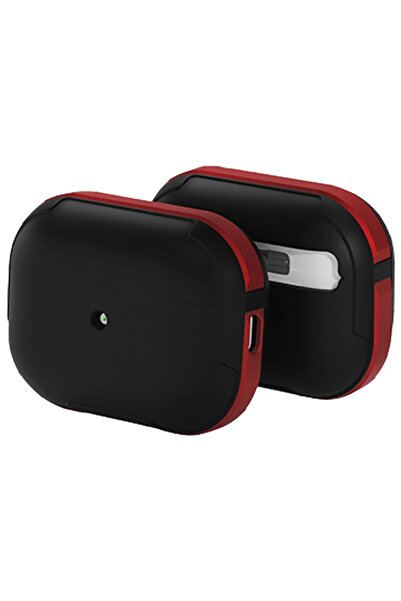 Generic Brand حافظة Airpods Pro 2 (الجيل الثاني) MO-A8 Armor - أحمر