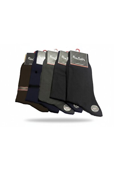 Pierre Cardin 5'li Karışık Renk Bambu Erkek Çorap Seti - 40-44 Beden Çeyizlik...