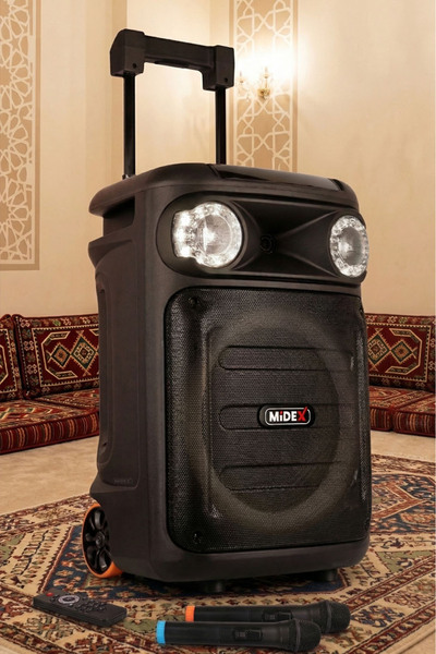 Lastvoice Midex 1100 Watt Ekholu Kablosuz Mikrofonlu Şarjlı Mevlüt Anfisi Mxr...