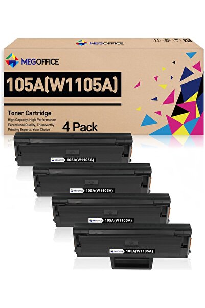 HP 106A TONER -YA-DE BİLİŞİM-/ W1106A Muadil Toner 4'lü Avantaj Paket - Çipli...