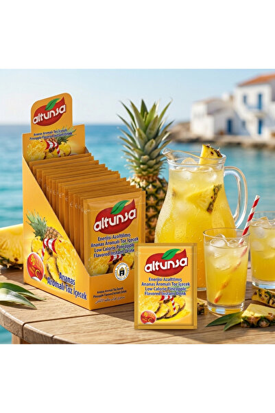 Altunsa Ananas Aromalı Soğuk Toz Içecek 9 gr X 24 Adet