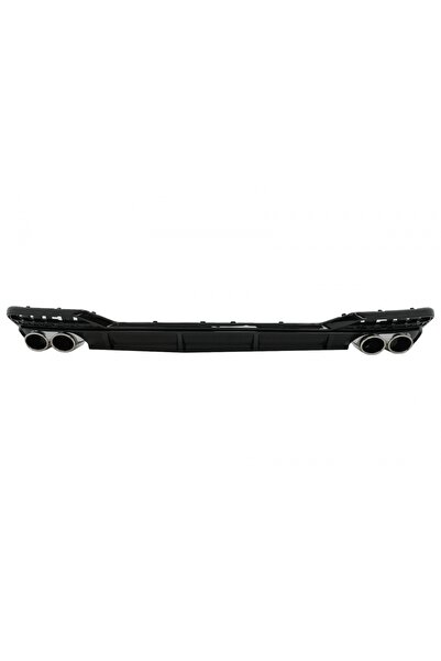 tuningset Difuzor de aer cu prelată pentru bara spate compatibil cu Audi A5 F...
