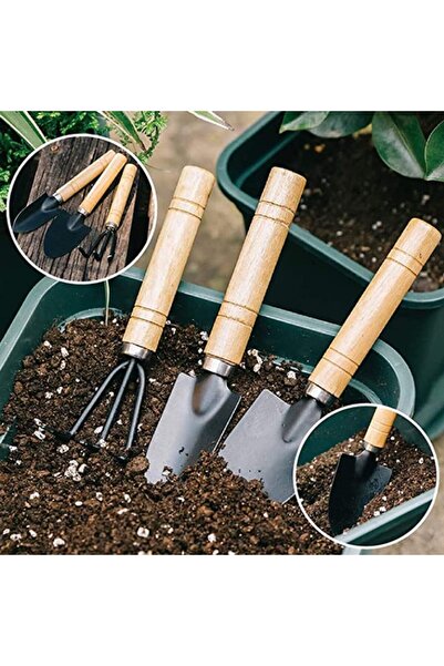 Arabest 10-Piece Garden Tool Set, Plant Care Kit Bonsai Planting Tools, Ergon...