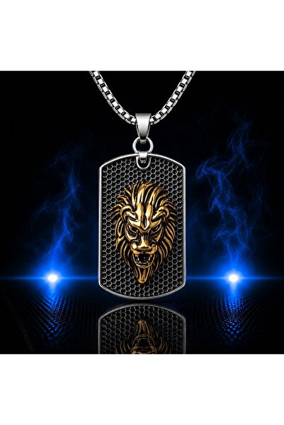 voyageaccessory Stainless Steel Anthracite Gold Silver Color Power Symbol Lio...