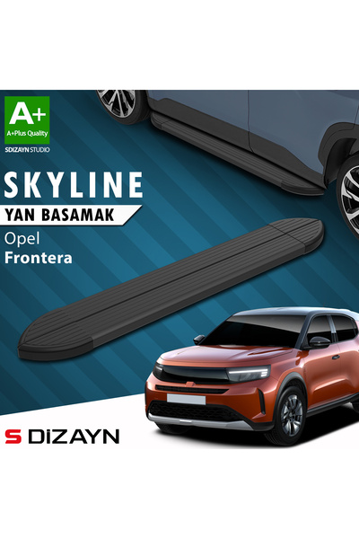 S Dizayn S-Dizayn Opel Frontera Skyline Siyah Yan Basamak 183 Cm 2024 Üzeri A...
