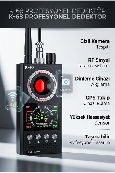 SPECTRA GUARD Böcek Kamera Arama Bulma Dedektörü Son Teknoloji