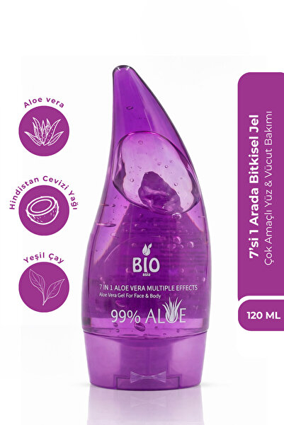 Bio Asia 7 Etkili Bitkisel Jel 120 ml – Aloe Vera & Yeşil Çay & Çay Ağacı Yağı