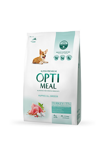 OptiMeal Hrană uscată pentru câini pentru toate rasele - Curcan 4kg