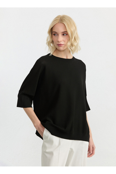 Selen Siyah Kadın Bluz 26YSL8348