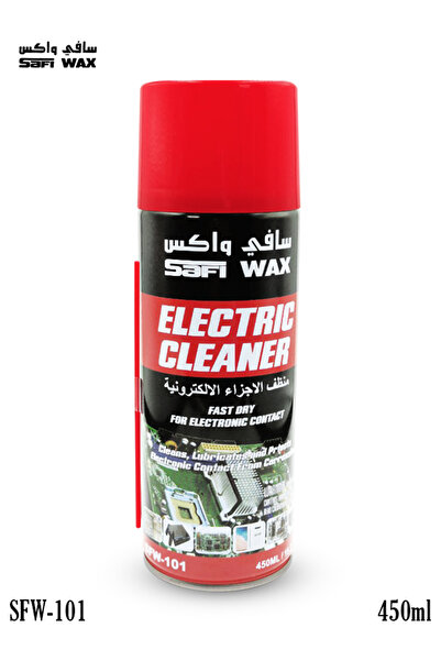 SAFI WAX بخاخ منظف الموصلات الكهربائية SFW-101، سعة 450 مل، سريع الجفاف، غير ...