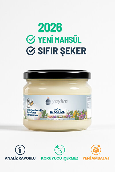 Yaylım Doğal Beyaz Bal 350g