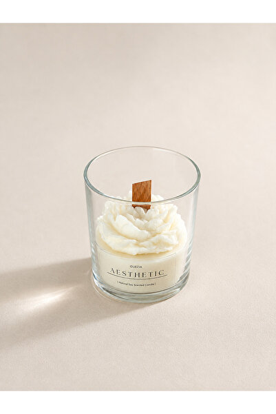 GUEZIA Aesthetic | Şakayık Mum | Scented Candle | Dekoratif mum