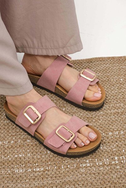 Mio Gusto Papuci ortopedici cu talpă din plută Lily Beige