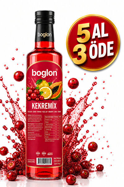 boglon Kekremix Kadın Tuzluğu Mix Detox Şurubu 250 Ml