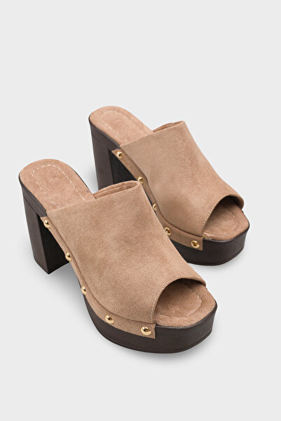 Capone Outfitters Cornelle Platformă cu o singură curea pentru femei Sabo papuci