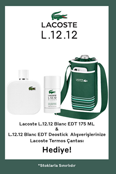 Lacoste L.12.12 Blanc EDT 175 ml & L.12.12 Blanc EDT 75 gr Deodorant Stick + ...