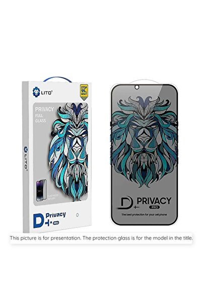 Lito Carcasă pentru iPhone 16 - D+ Pro Privacy - Neagră