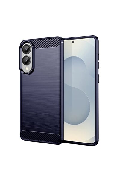 Techsuit Carcasă Samsung Galaxy S25 Edge - Silicon Carbon - Albastră