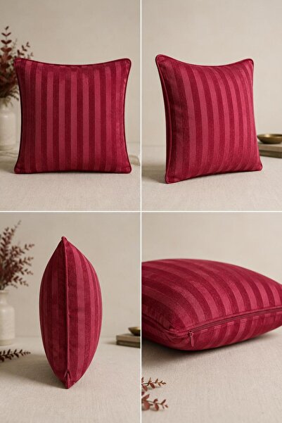 KIRLENT TEKSTİL Soft Elegance Serisi Safir Dekoratif Kırlent Kılıfı
