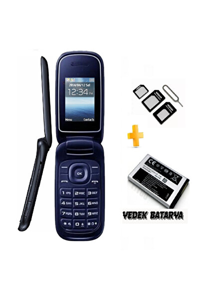 BEYZELİF BUTİK Samsung 1270 Kapaklı Kamerasiz Tuslu Cep Telefonu SET