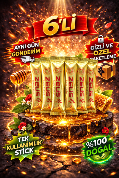 Diyet AVM ZEUS Epimedium Ultra Gold Kuvvt Macunu – 6’lı Tek Kullanımlık Stick
