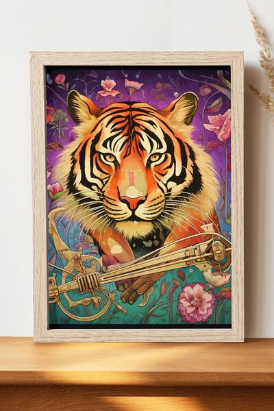 Luna Marissa Αφίσα Tiger - Αφίσα τοίχου από γυαλιστερό χαρτί χωρίς πλαίσιο