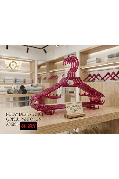 ünaldı plastik 6-Piece Translucent Crystal Clothes Hangers - Clothing and Pan...