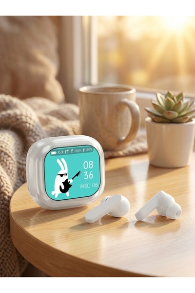 WISME سماعات WISMI الذكية Airpods مع شاشة تعمل باللمس WT-7 تدعم إلغاء الضوضاء