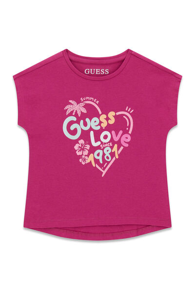 Guess HIGH LOW SS T-SHIRT