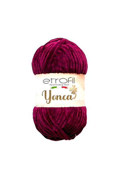 Etrofil Yonca Baby Velvet pređa za pletenje, ljubičasta (patlidžan), 100% pol...
