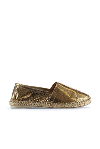 Bueno Shoes Pantofi espadrille de damă din piele bronzată 01wj0300