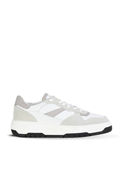 Bueno Shoes حذاء رياضي رجالي من الجلد باللون الأبيض متعدد الألوان 16ma8225