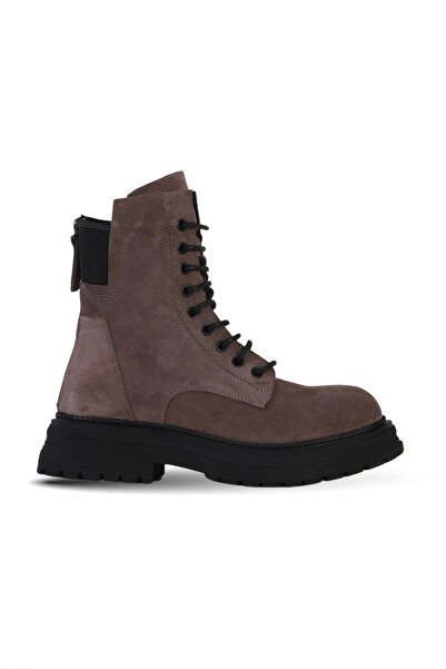 Bueno Shoes حذاء مسطح نسائي من جلد المنك 01wf3400