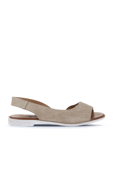 Bueno Shoes Sandale plate pentru femei din piele intoarsa Kum Alf 01wa3013