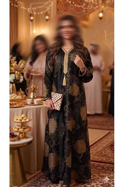 ISHRAQAT AL-AMAL Eid dresses with long, shiny sleeves, suitable for holidays ...