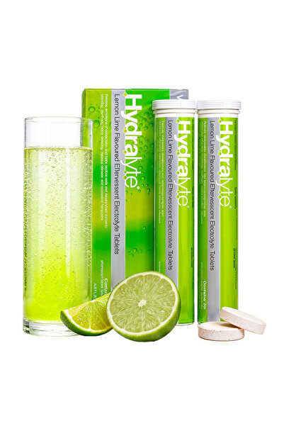 HYDRALYTE Electrolyte Effervescent Tablets Lemon Lime Flavour 40 Tablets | Fa...