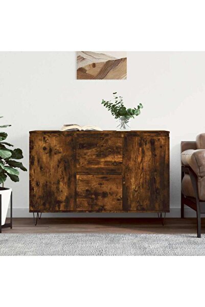Concept Servantă, stejar fumuriu, 104x35x70 cm, lemn prelucrat