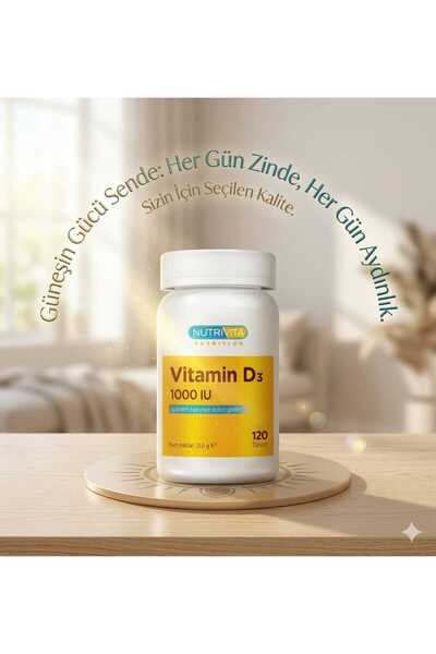 Nutrivita Nutrition D3 Vitamin 1000 Iu 120 Tablet