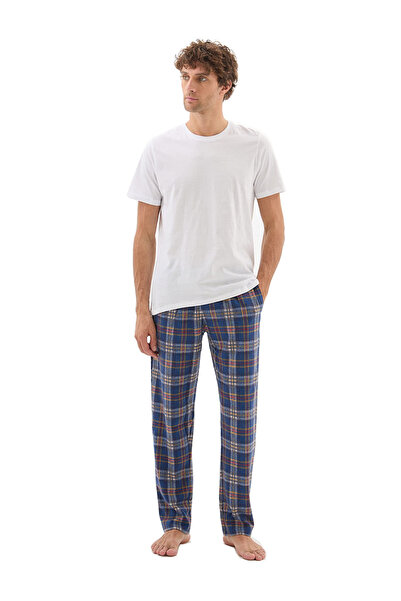 Blackspade بيجامة رجالية سفلي 40671 - أزرق