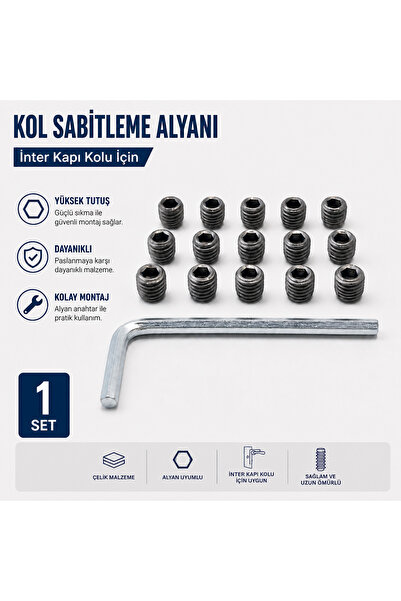 ASPAR Kapı Kolu Alyan Vidası