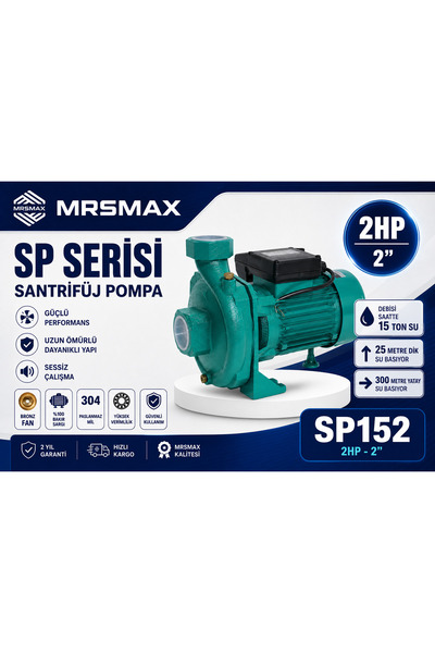 İBELTECH SP SERİS SP152 BAKIR ALIŞIMLI 2HP 2 İNCH SULAMA POMPASI