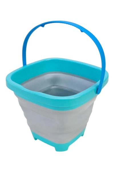 KentOyuncaK Pool & Sea Play Bucket - Multifunctional Folding Bucket with Hand...